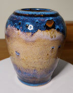 Vase bleu de fer