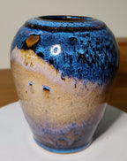 Vase bleu de fer