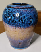 Vase bleu de fer