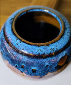 Vase bleu de fer