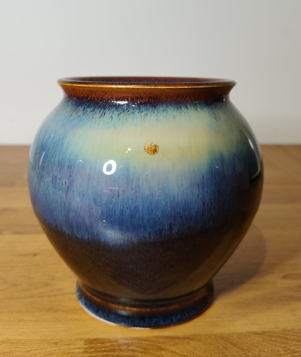 Vase émail cristallin
