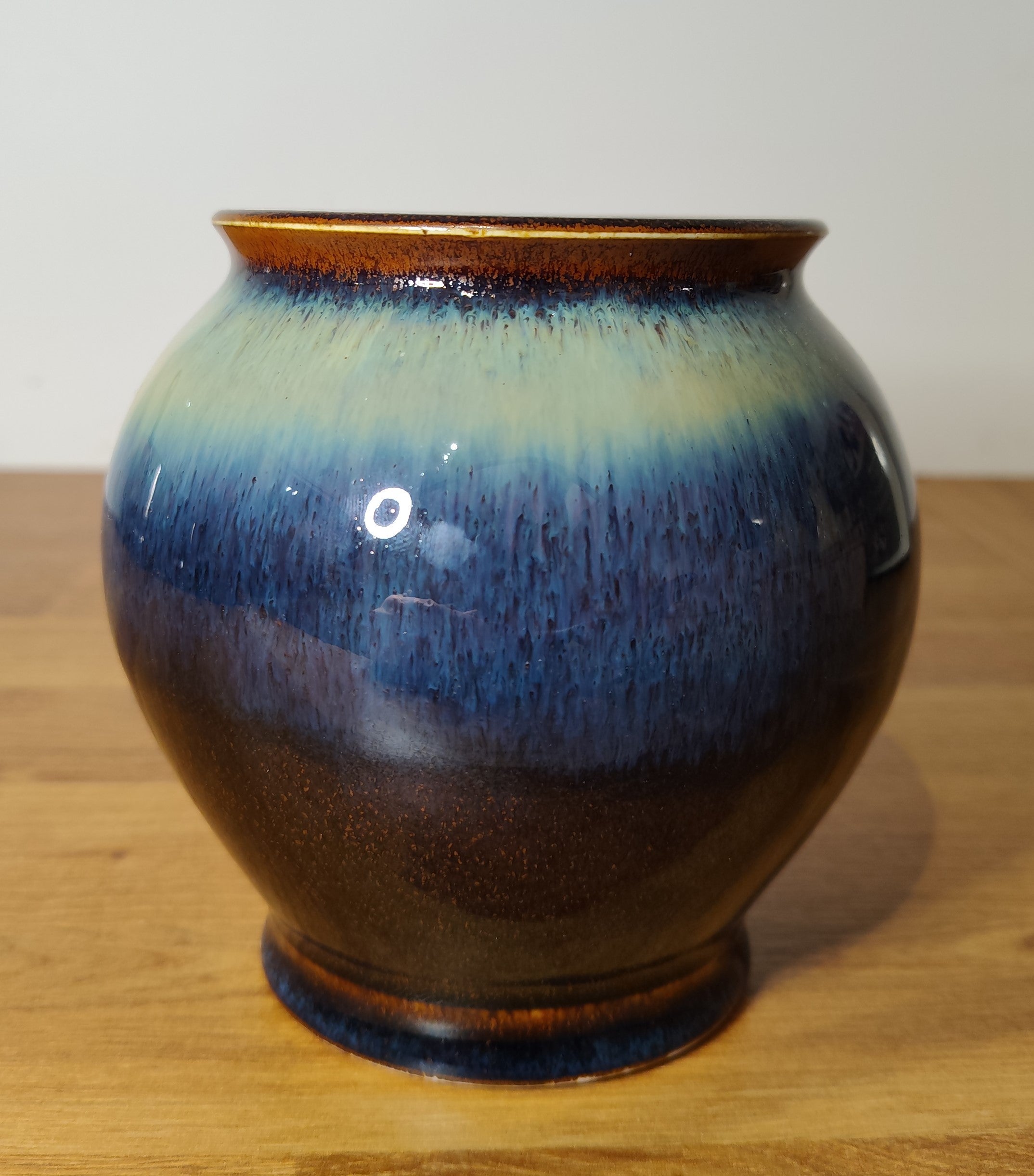 Vase émail cristallin