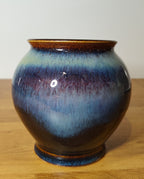 Vase émail cristallin