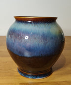 Vase émail cristallin