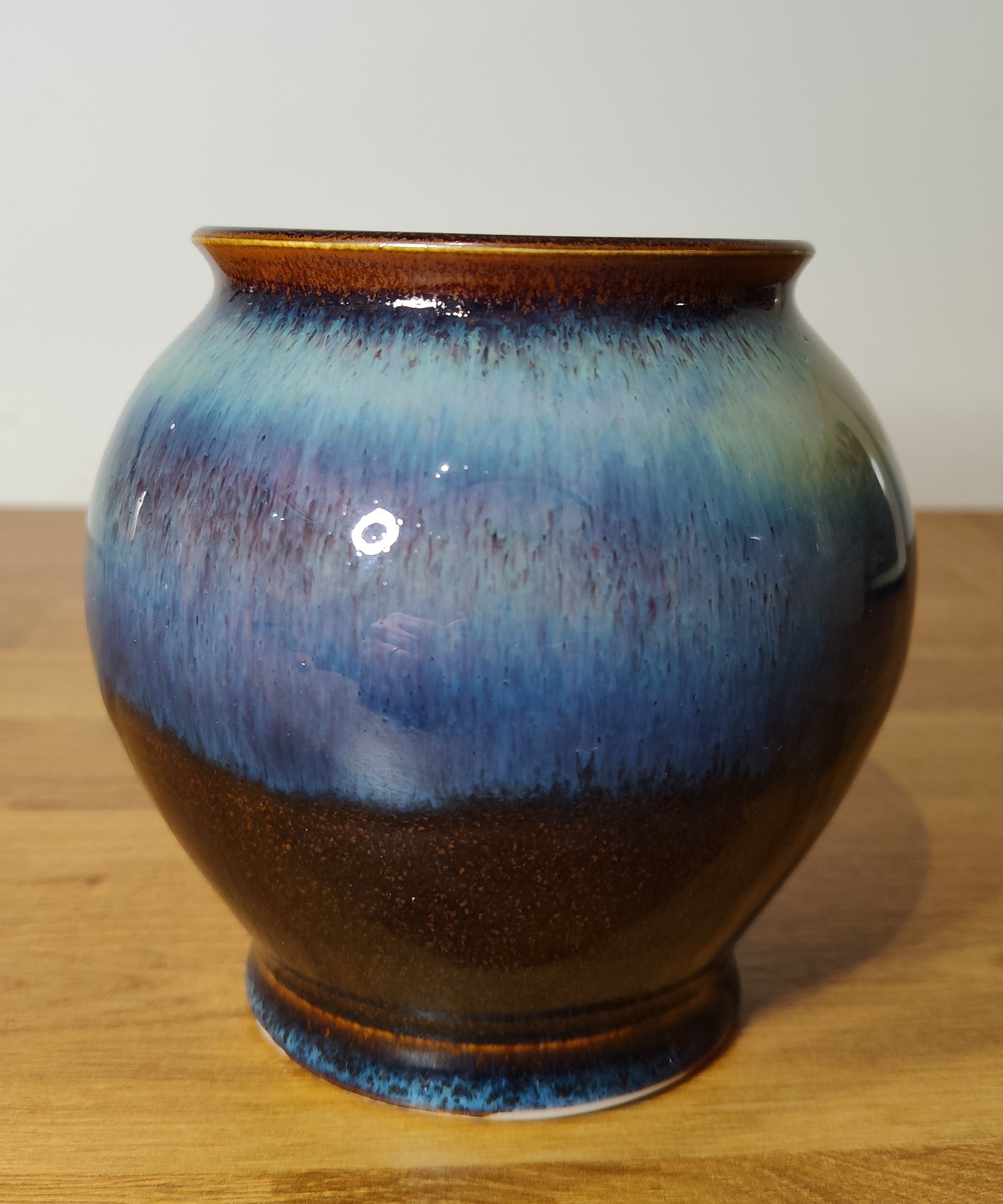 Vase émail cristallin