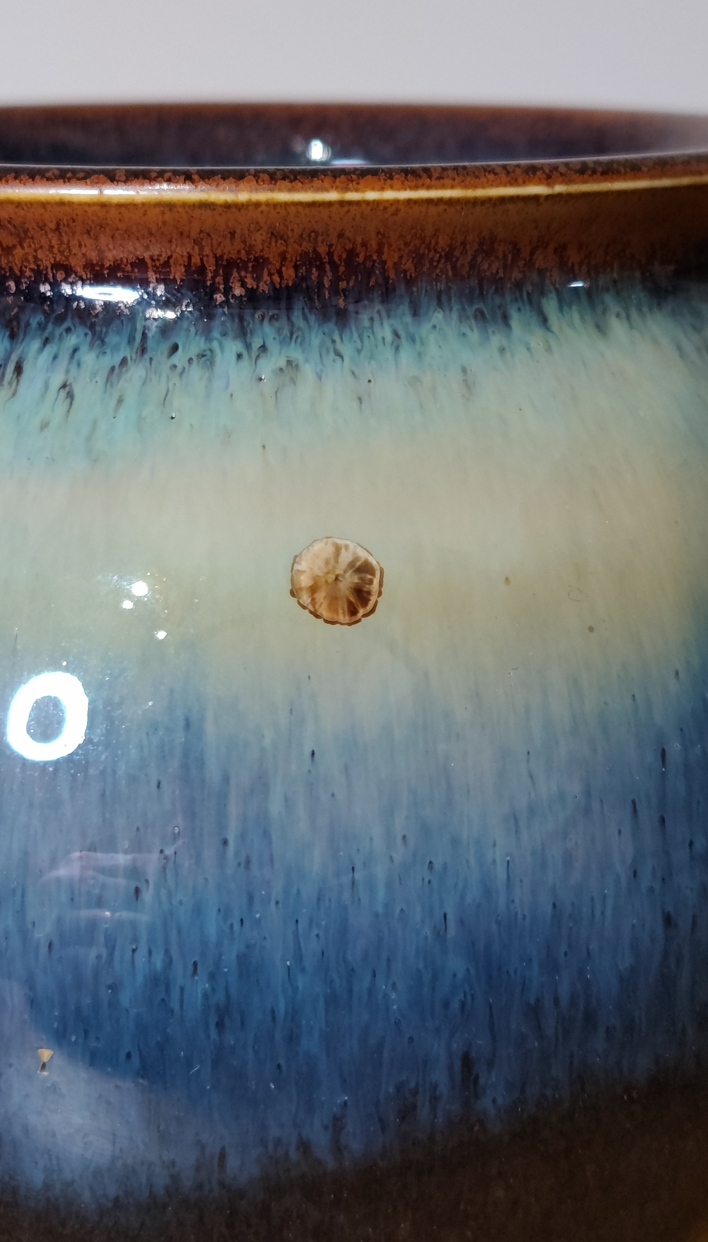 Vase émail cristallin