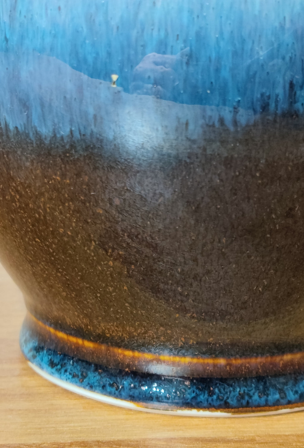 Vase émail cristallin